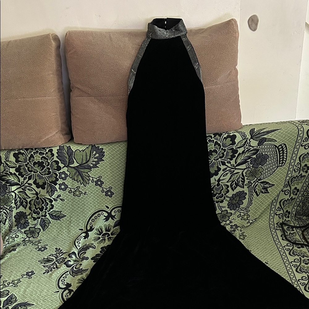 Lauren Ralph Lauren Black Dress with Silver Details